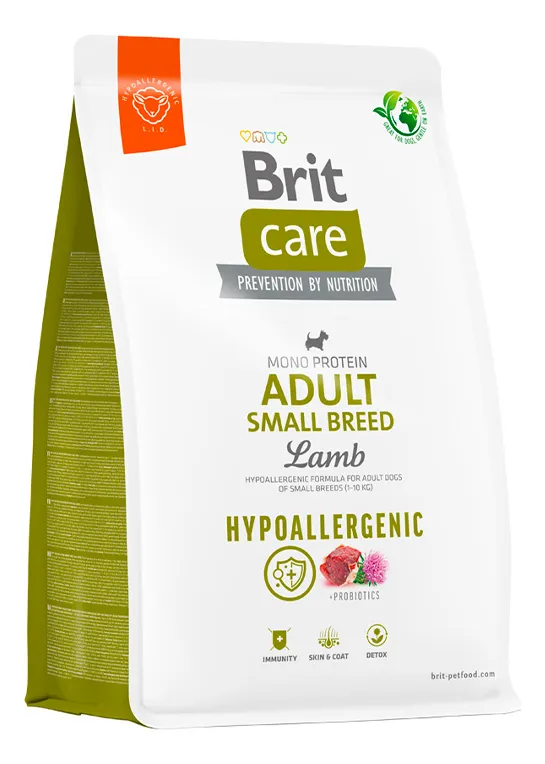 Brit Care Hypoallergenic Raza Pequeña Cordero 3 Kg