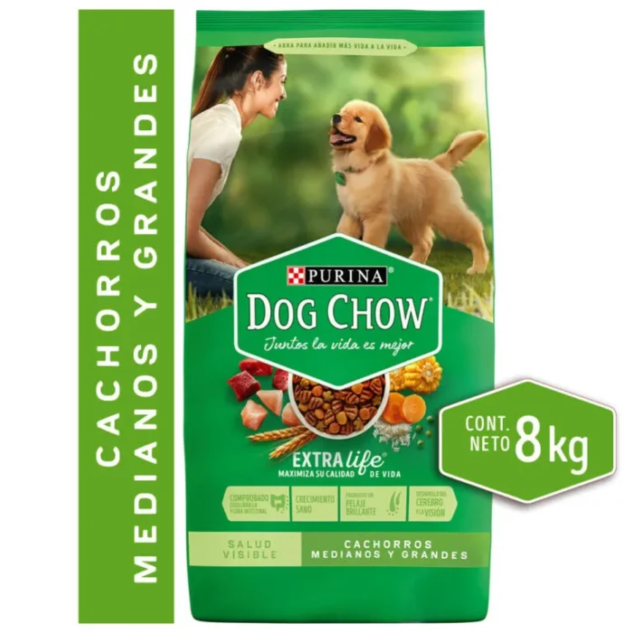 Dog Chow Cachorro Mediano Grande 8kg