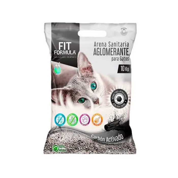 Arena Aglutinante Fit Formula Carbón Activado 10kg