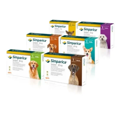 Simparica Antiparasitario para Perros - 1 comprimidos